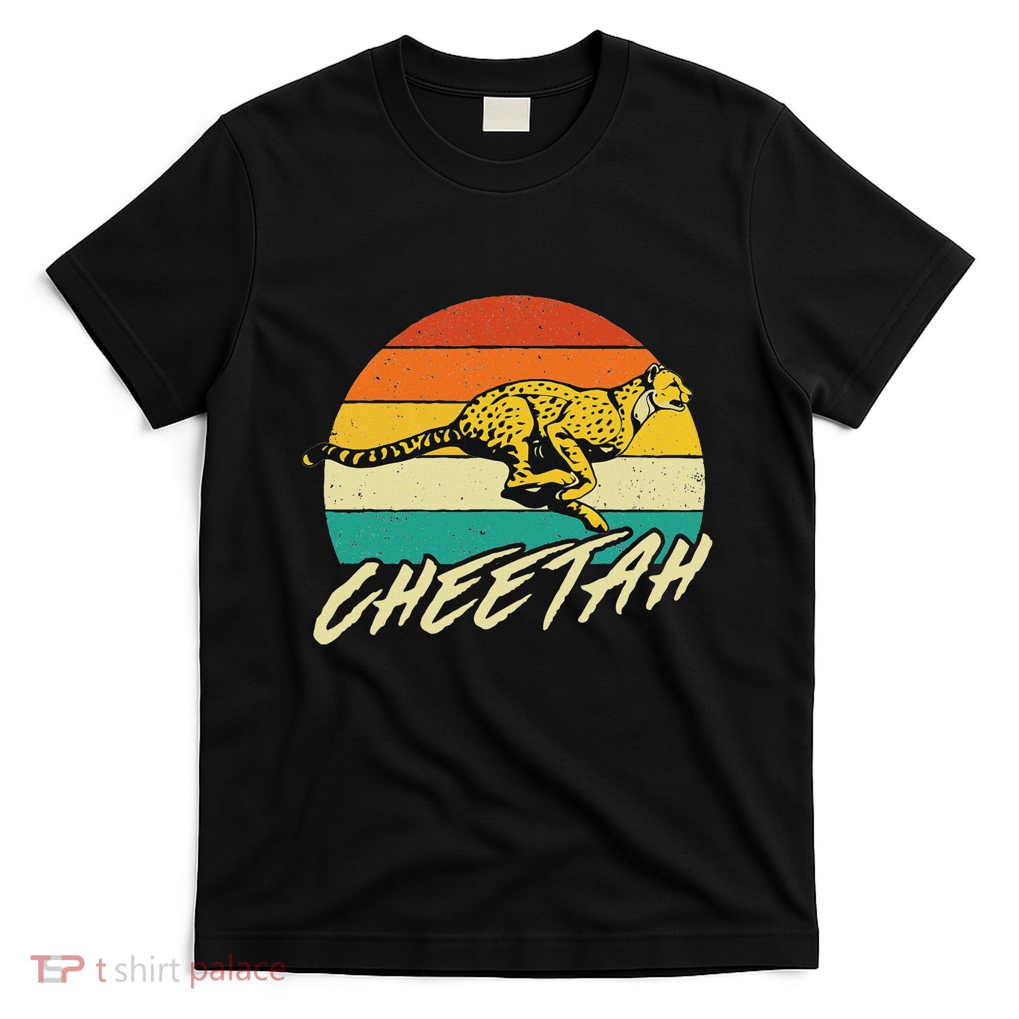 Cheetah Lover Retro Vintage Safari Zoo Animal Lover T-Shirt