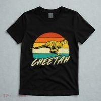 Cheetah Lover Retro Vintage Safari Zoo Animal Lover T-Shirt thumb 5