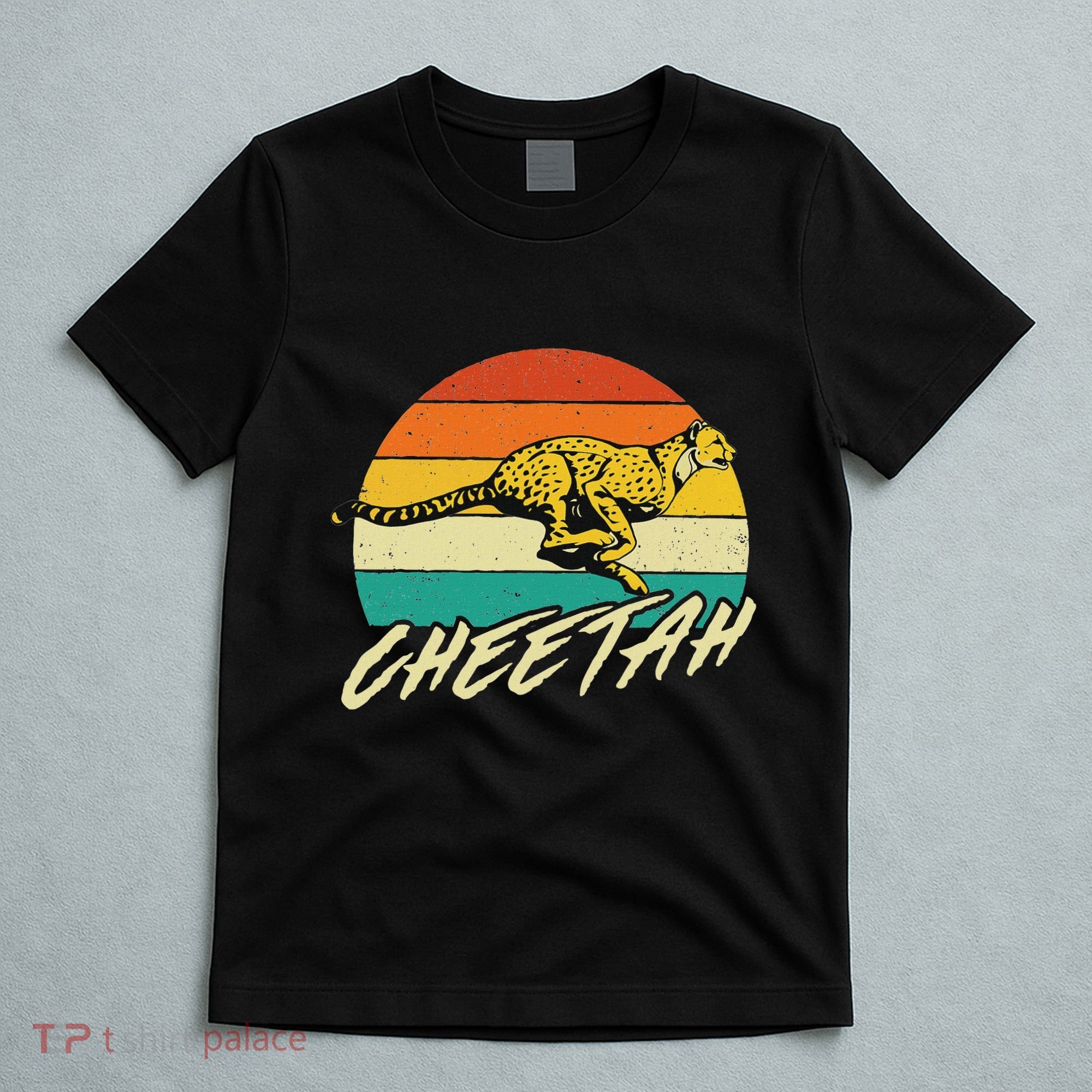 Cheetah Lover Retro Vintage Safari Zoo Animal Lover T-Shirt