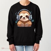Cute Little Sloth Lover Lazy Sloth Lovers For Women's Sweatshirt thumb 0
