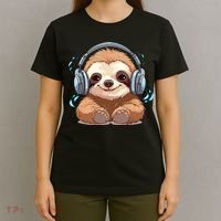 Cute Little Sloth Lover Lazy Sloth Lovers For T-Shirt thumb 4
