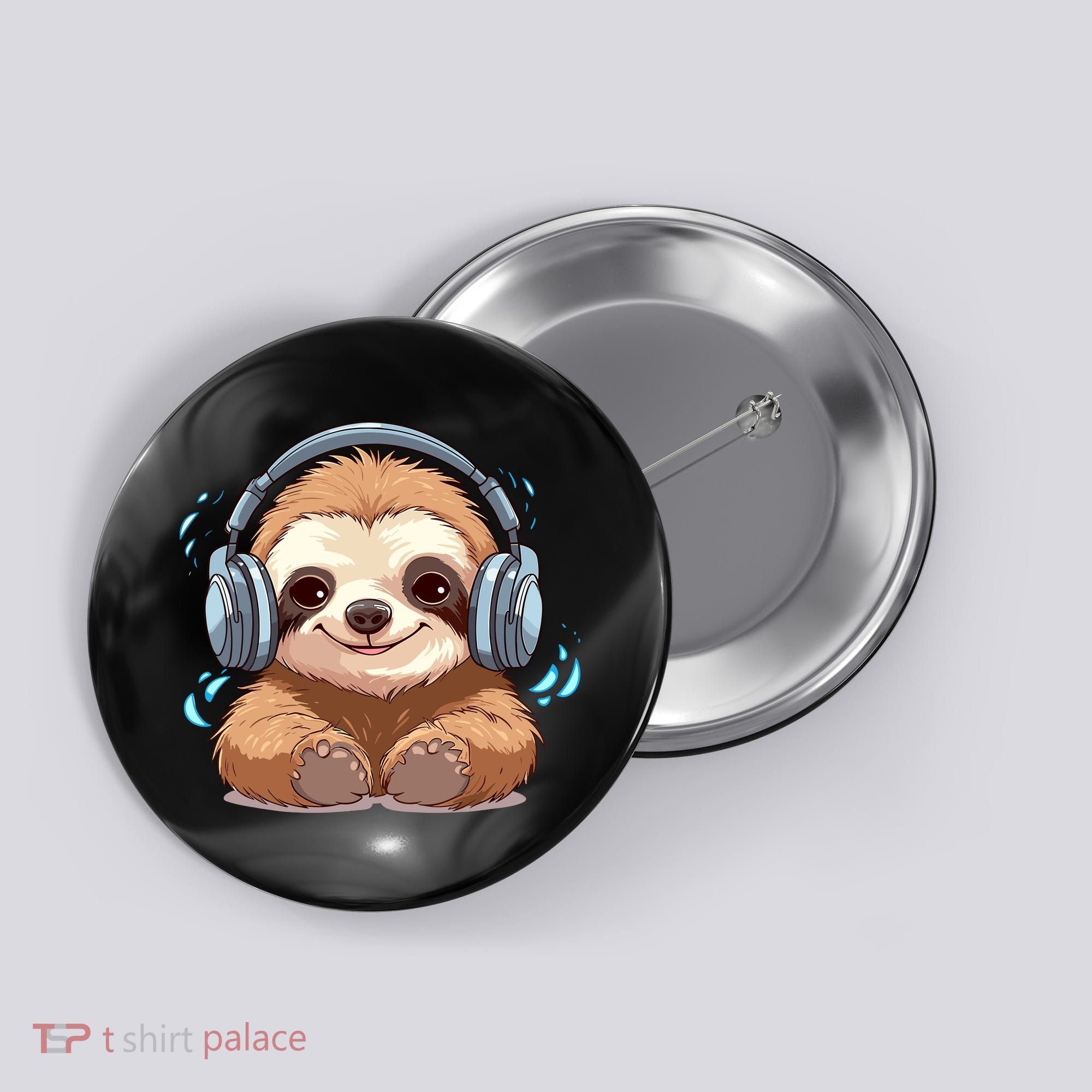 Cute Little Sloth Lover Lazy Sloth Lovers For Button