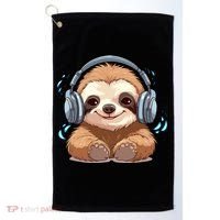 Cute Little Sloth Lover Lazy Sloth Lovers For Golf Towel thumb 0
