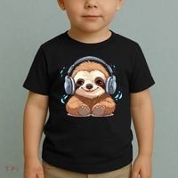 Cute Little Sloth Lover Lazy Sloth Lovers For Toddler T-Shirt thumb 2