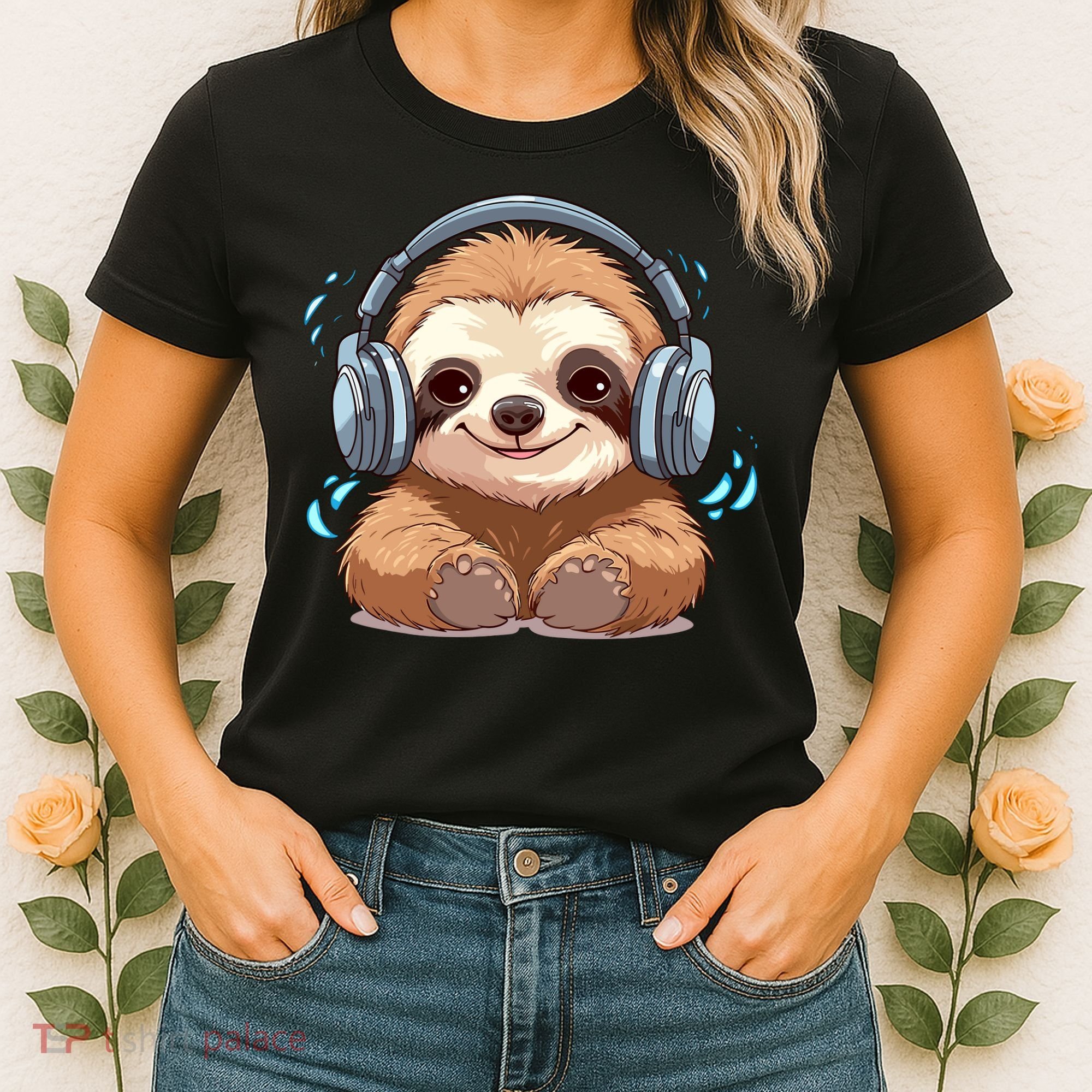 Cute Little Sloth Lover Lazy Sloth Lovers For Women's T-Shirt