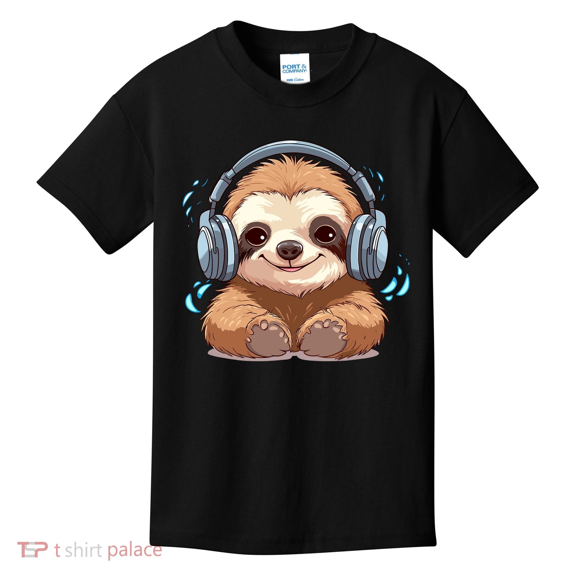 Cute Little Sloth Lover Lazy Sloth Lovers For Kids T-Shirt