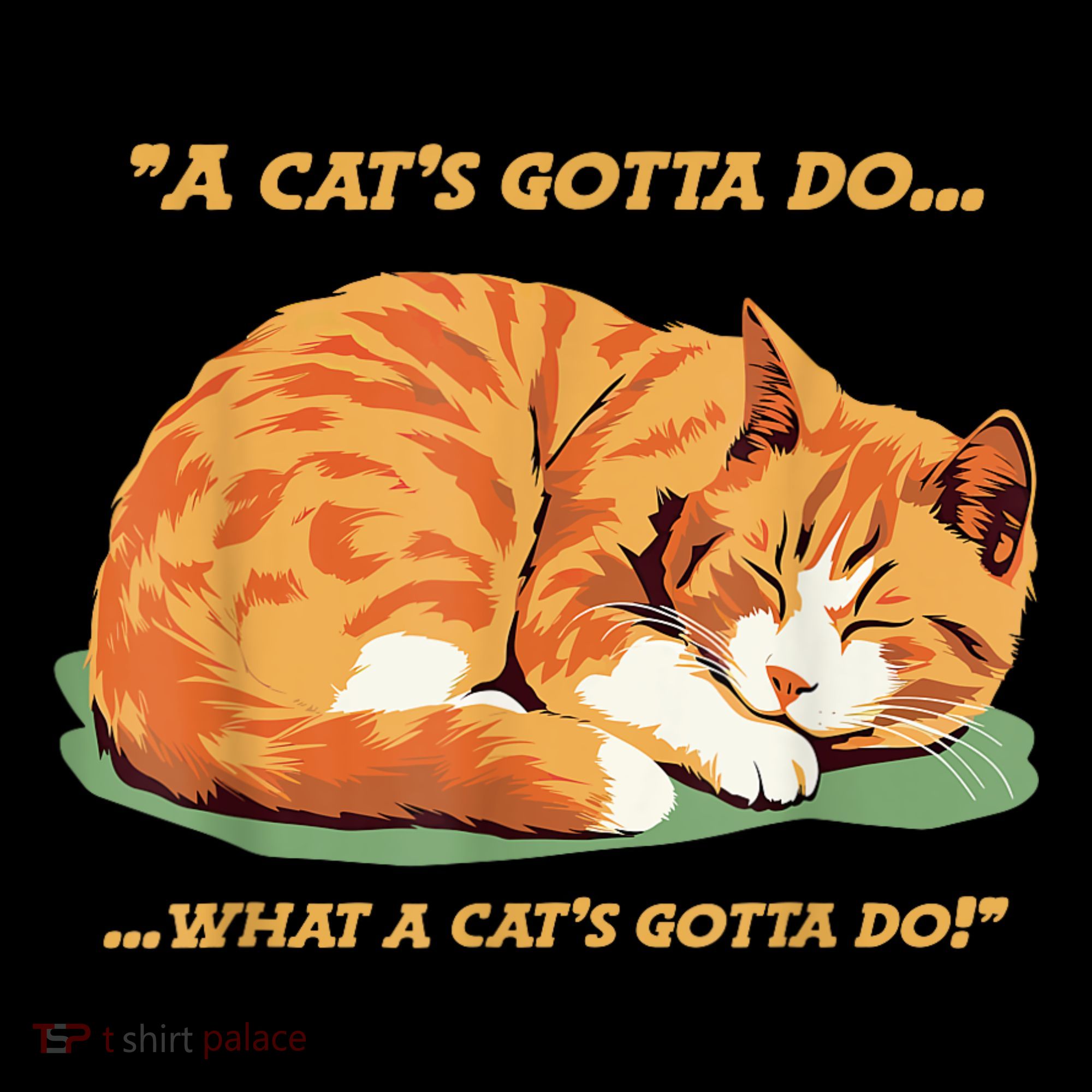 Cat Lover Sleeping Cat A Cats Gotta Do Funny Cat Saying Coffee Mug