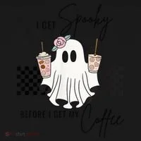 Coffee Lover- Spooky Bucket Hat thumb 4