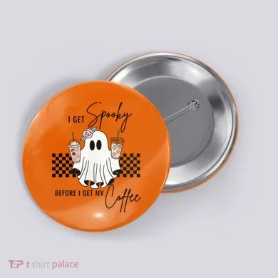 Coffee Lover- Spooky Button