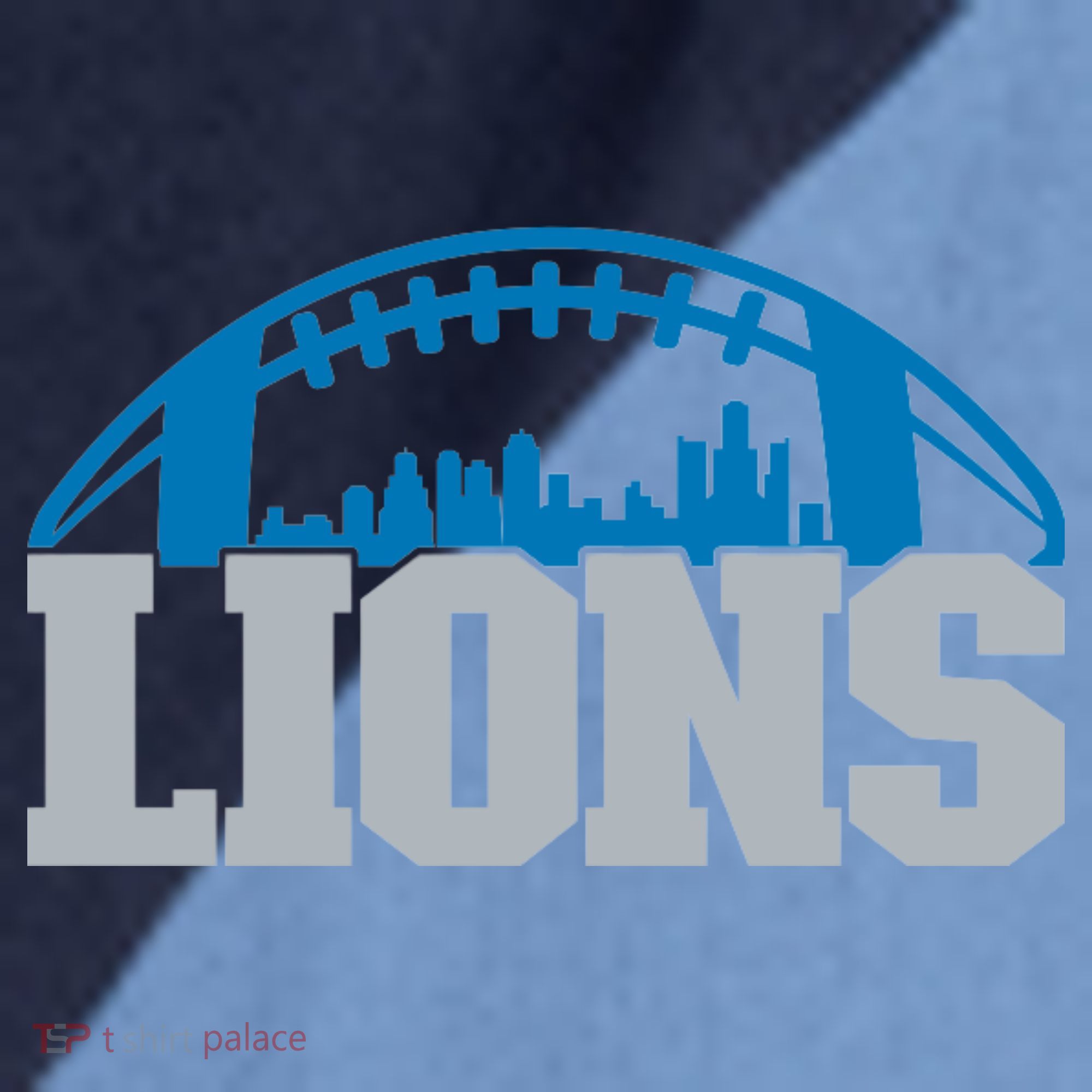 Cool Lions Sports Football With City Raglan Baseball Sleeve Shirt