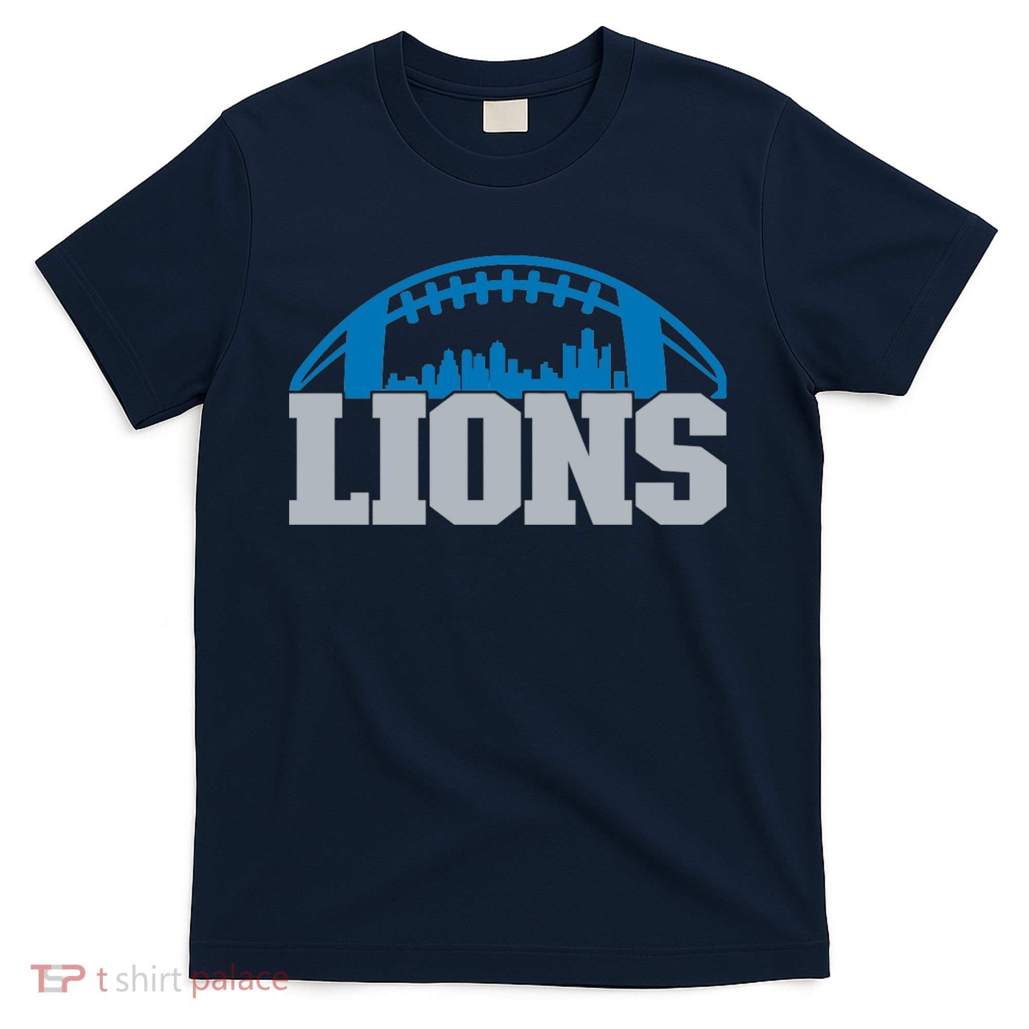 Cool Lions Sports Football With City T-Shirt