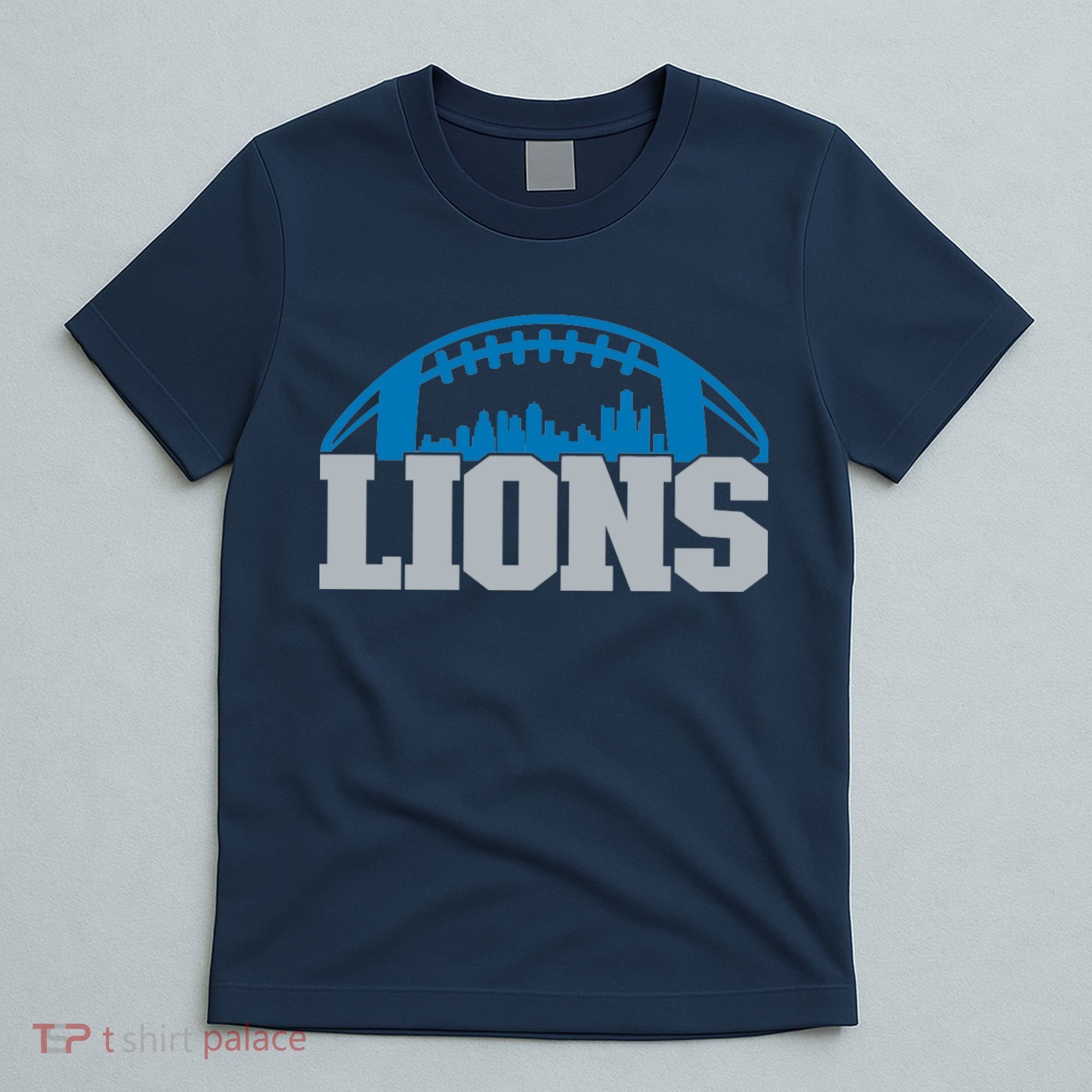 Cool Lions Sports Football With City T-Shirt