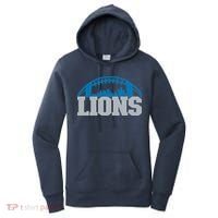 Cool Lions Sports Football With City Women's Hoodie thumb 0