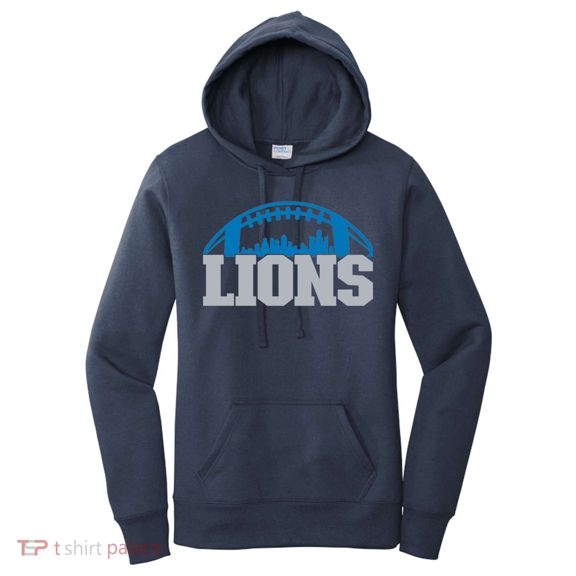 Cool Lions Sports Football With City Women's Hoodie