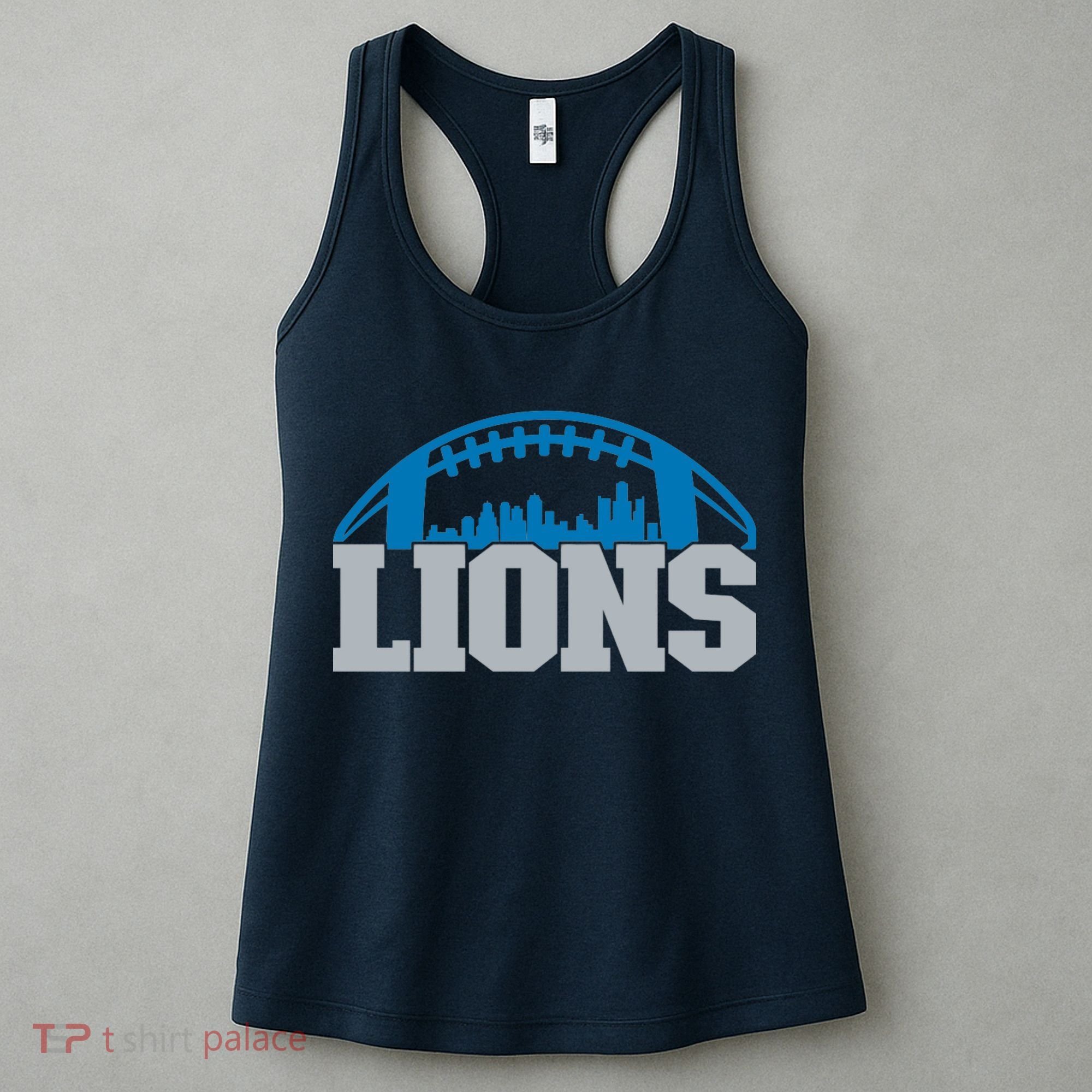 Cool Lions Sports Football With City Women's Tank Top