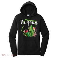 Cute Love State Of Arizona Blooming Cactus Flowers Women's Hoodie thumb 0