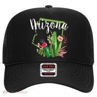 Cute Love State Of Arizona Blooming Cactus Flowers Hat thumb 0
