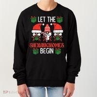 Christmas Let Shenanignomes Begin Xmas Gnomes Women's Sweatshirt thumb 0