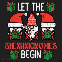 Christmas Let Shenanignomes Begin Xmas Gnomes Women's Sweatshirt thumb 2