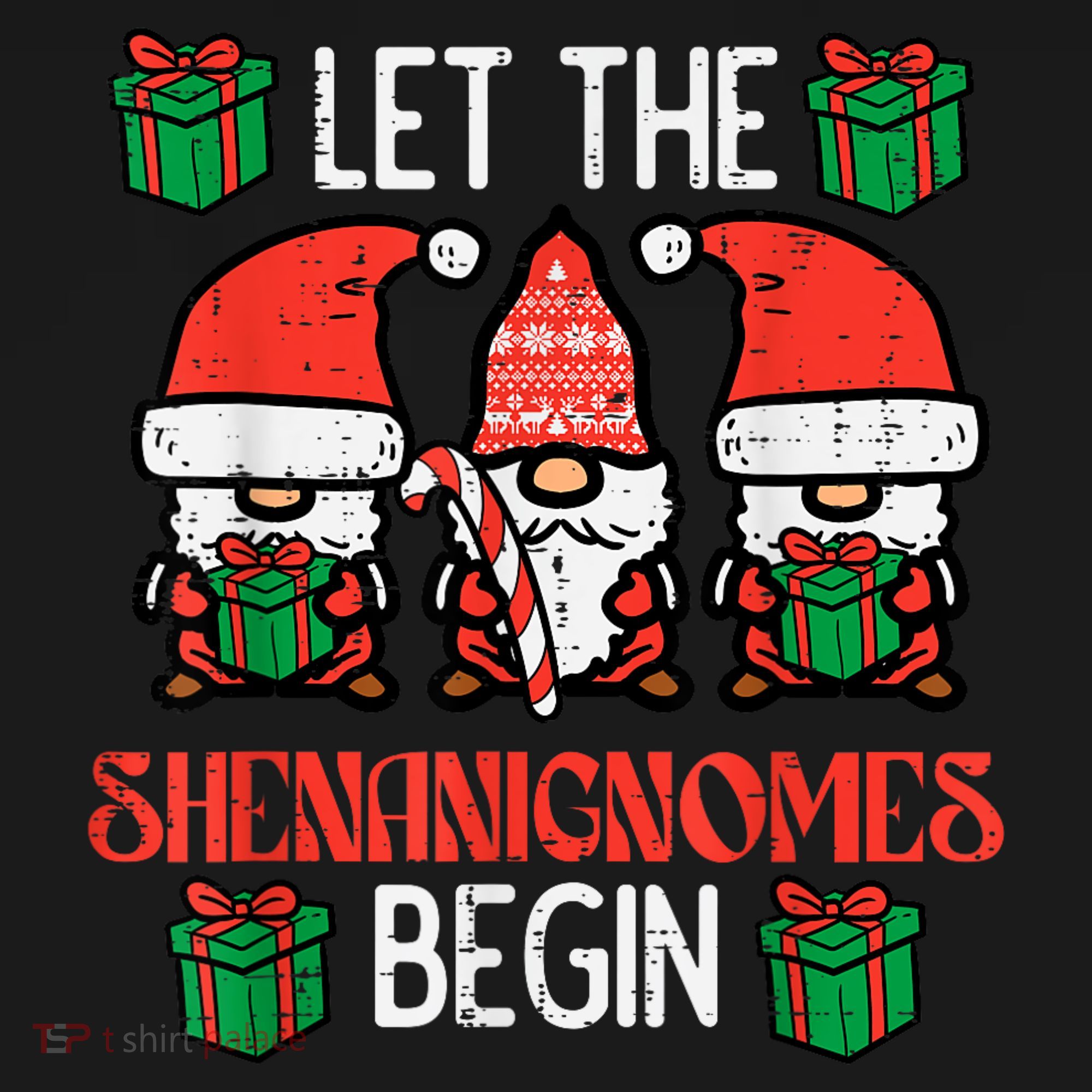 Christmas Let Shenanignomes Begin Xmas Gnomes Backpack