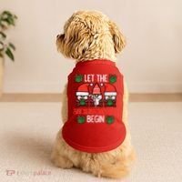 Christmas Let Shenanignomes Begin Xmas Gnomes Doggie Tank thumb 2