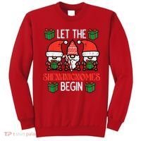 Christmas Let Shenanignomes Begin Xmas Gnomes Sweatshirt thumb 0
