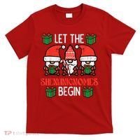Christmas Let Shenanignomes Begin Xmas Gnomes T-Shirt thumb 0