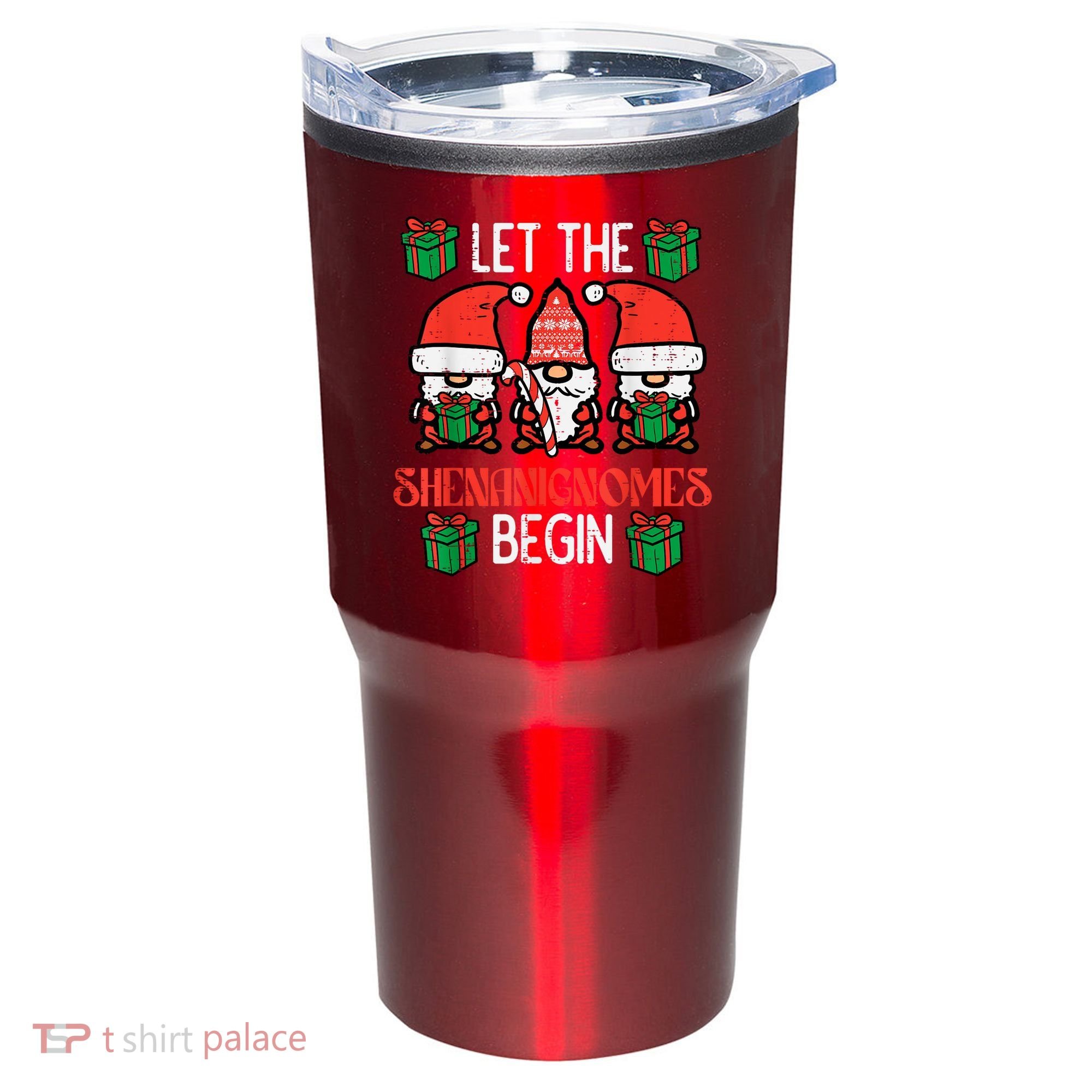 Christmas Let Shenanignomes Begin Xmas Gnomes Tumbler