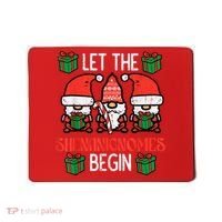 Christmas Let Shenanignomes Begin Xmas Gnomes Mousepad thumb 0