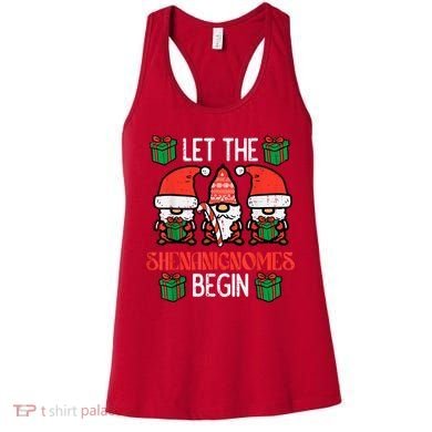 Christmas Let Shenanignomes Begin Xmas Gnomes Women's Tank Top