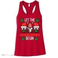 Christmas Let Shenanignomes Begin Xmas Gnomes Women's Tank Top thumb 0