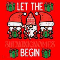 Christmas Let Shenanignomes Begin Xmas Gnomes Baby Bodysuit thumb 2