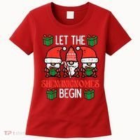 Christmas Let Shenanignomes Begin Xmas Gnomes Women's T-Shirt thumb 0