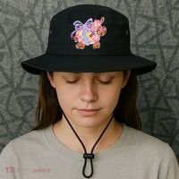 Coquette Lamb Sheep Happy Easter Bucket Hat thumb 3