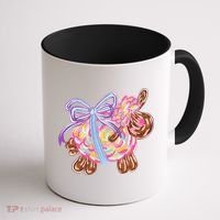 Coquette Lamb Sheep Happy Easter Coffee Mug thumb 1