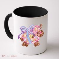 Coquette Lamb Sheep Happy Easter Coffee Mug thumb 0