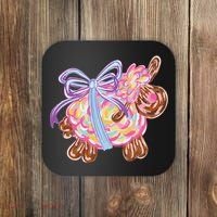 Coquette Lamb Sheep Happy Easter Coaster thumb 0