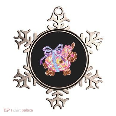 Coquette Lamb Sheep Happy Easter Ornament