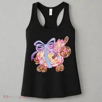 Coquette Lamb Sheep Happy Easter Women's Tank Top thumb 3