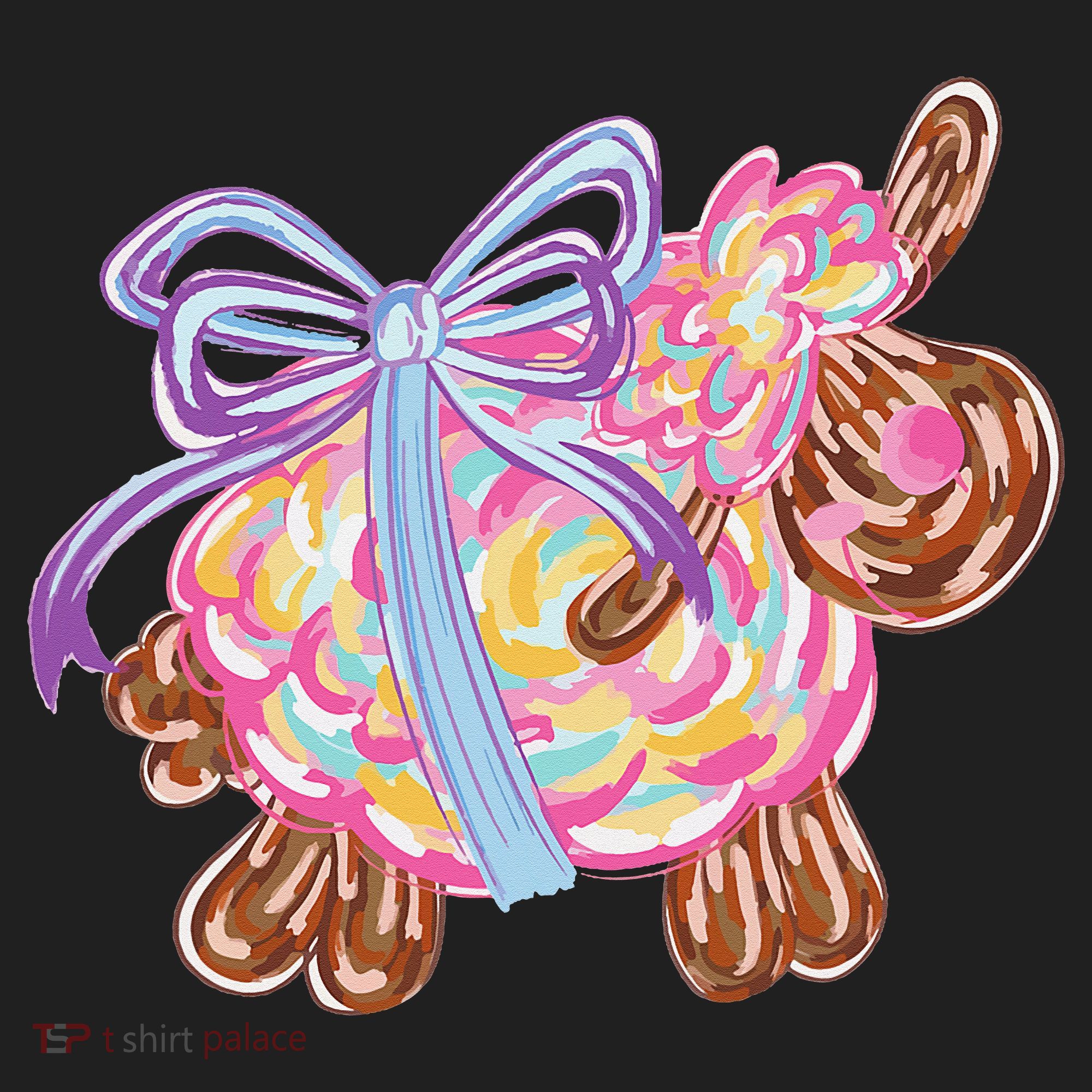 Coquette Lamb Sheep Happy Easter Hat