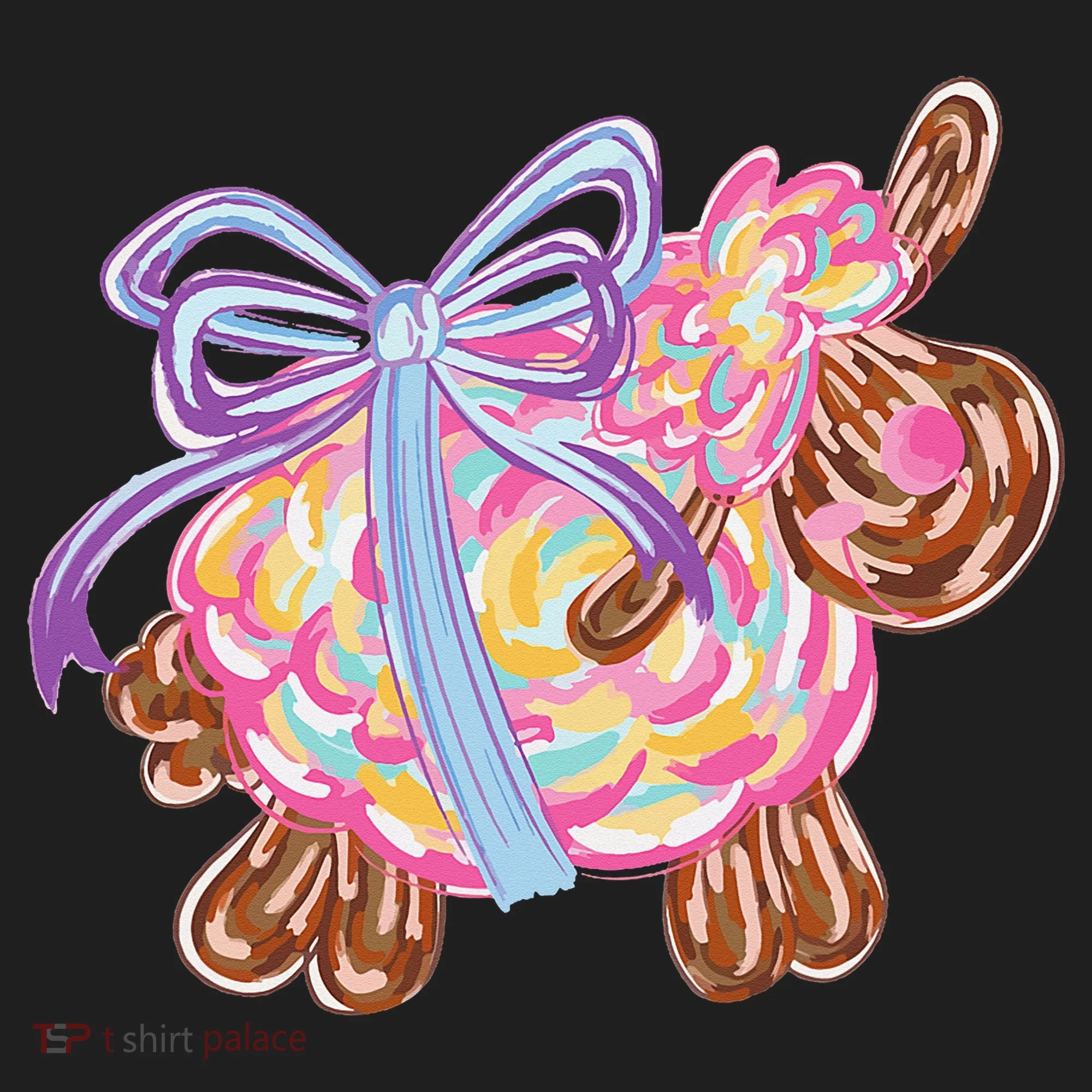 Coquette Lamb Sheep Happy Easter Hat