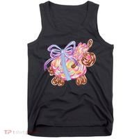 Coquette Lamb Sheep Happy Easter Tank Top thumb 0