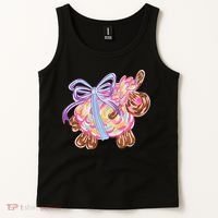Coquette Lamb Sheep Happy Easter Tank Top thumb 2