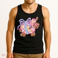 Coquette Lamb Sheep Happy Easter Tank Top thumb 3