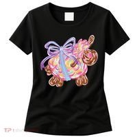 Coquette Lamb Sheep Happy Easter Women's T-Shirt thumb 0