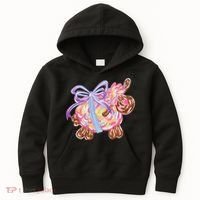 Coquette Lamb Sheep Happy Easter Kids Hoodie thumb 0