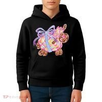 Coquette Lamb Sheep Happy Easter Kids Hoodie thumb 4