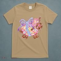 Coquette Lamb Sheep Happy Easter T-Shirt thumb 5