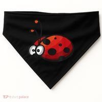 Cute Ladybug Squad I Love Ladybugs Birthday Bugs Nature Gift USA-Made Doggie Bandana thumb 0