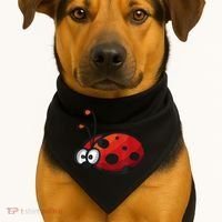 Cute Ladybug Squad I Love Ladybugs Birthday Bugs Nature Gift USA-Made Doggie Bandana thumb 1